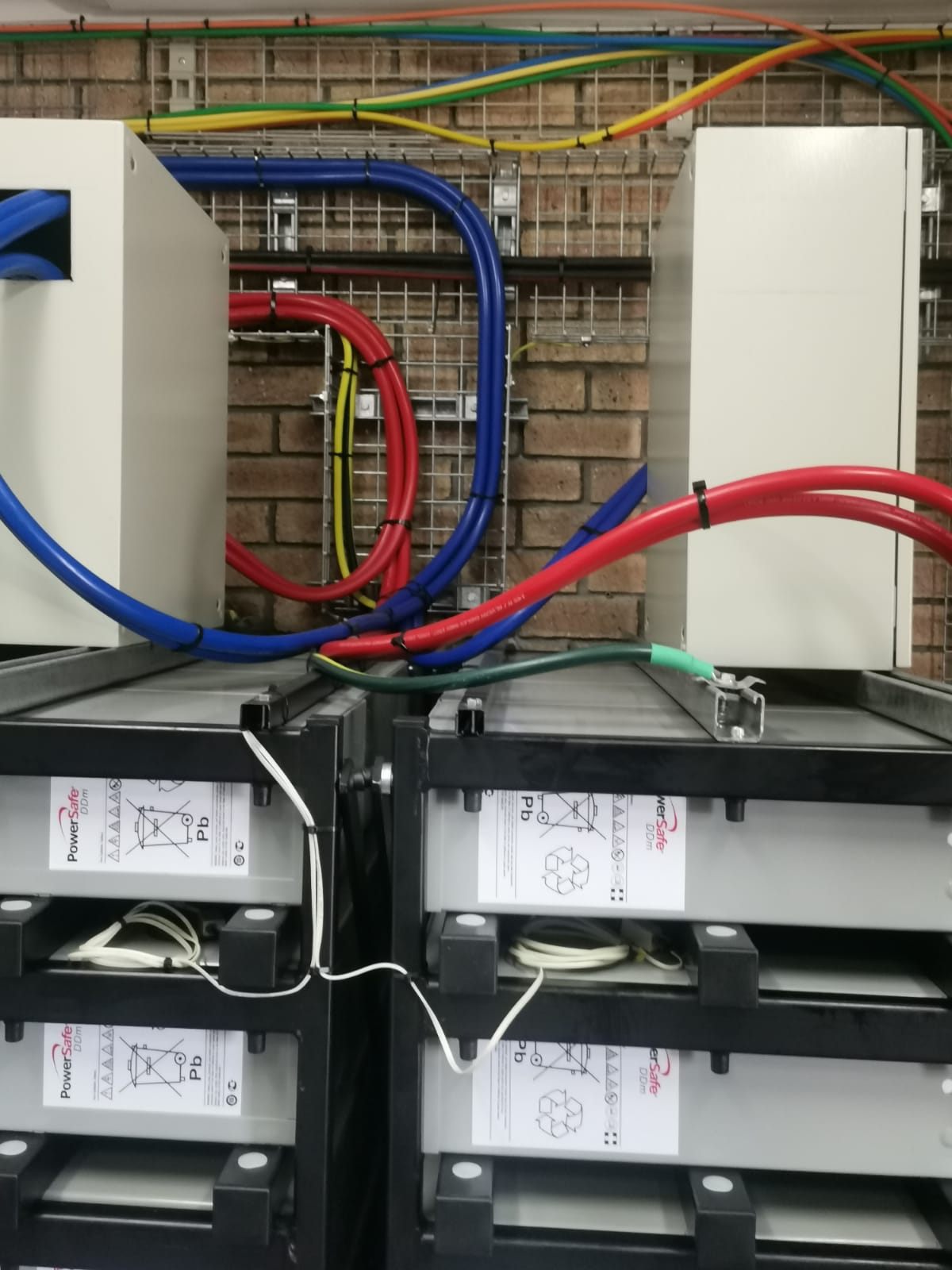 Battery room cable management